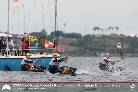 France&#039;s Mazella and Poland&#039;s Damasiewicz claim Gold in a nail-biter Finale of the 2020 Formula Kite Individual Europeans