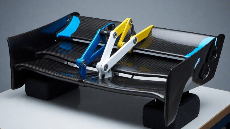 McLaren abandons experimental rear wing hinge geometry