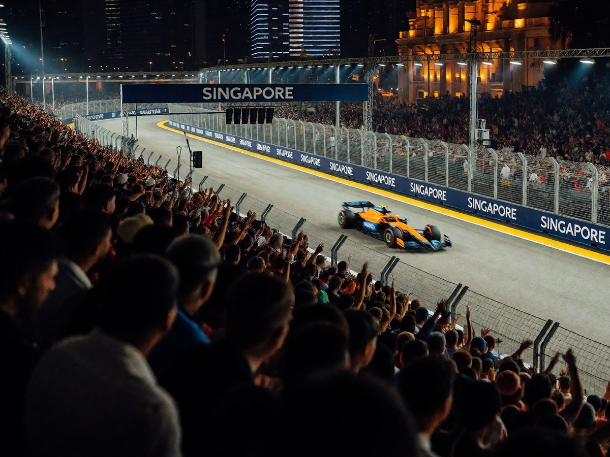 Norris dominates at Marina Bay as Leclerc faces qualifying struggles